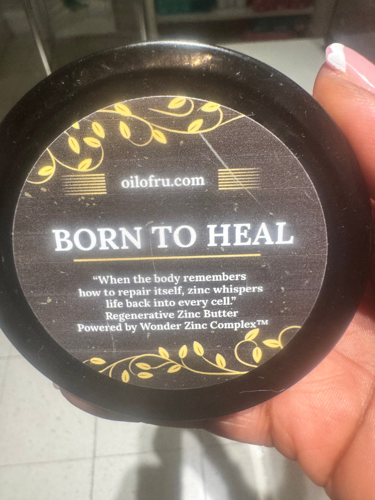 Therapeutic Butters | BORN TO HEAL™️ with Zinc 4 oz