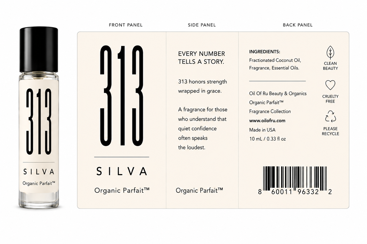 Fragrance 313™️ | SILVA RU0313 |  10 ml Organic Parfait