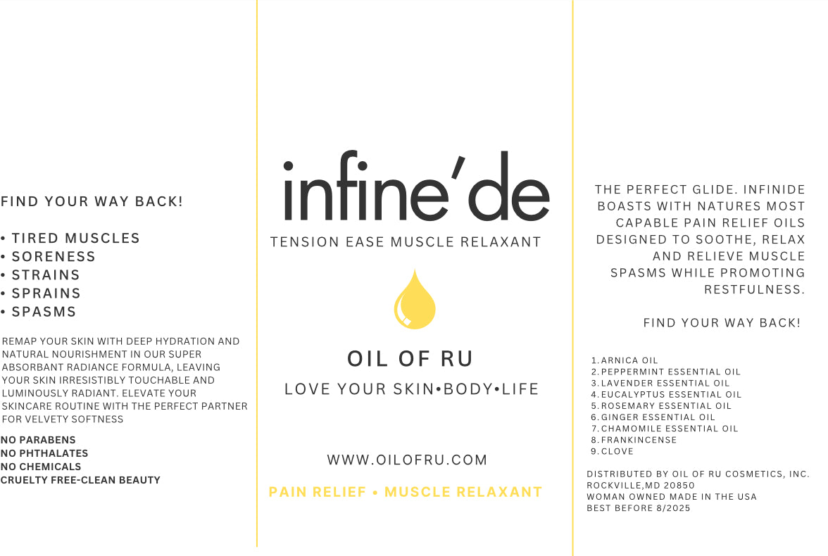 Pain-X: inˈfinədē oil infinede