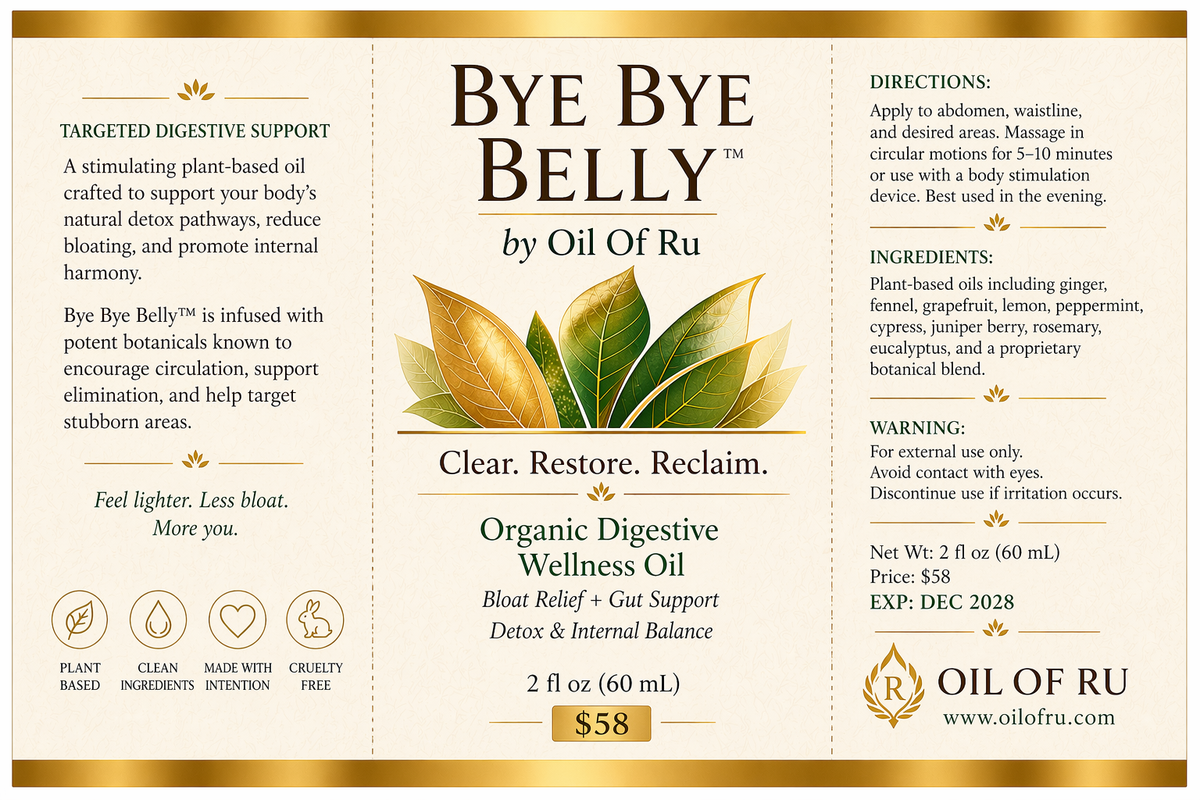 Oil Therapeutic: Bye Bye Belly