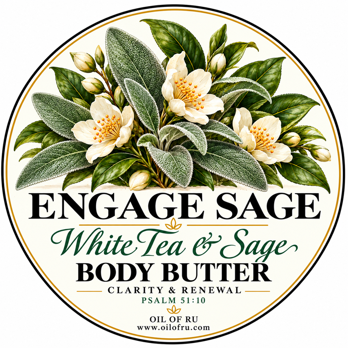 Engage in SAGE body butter