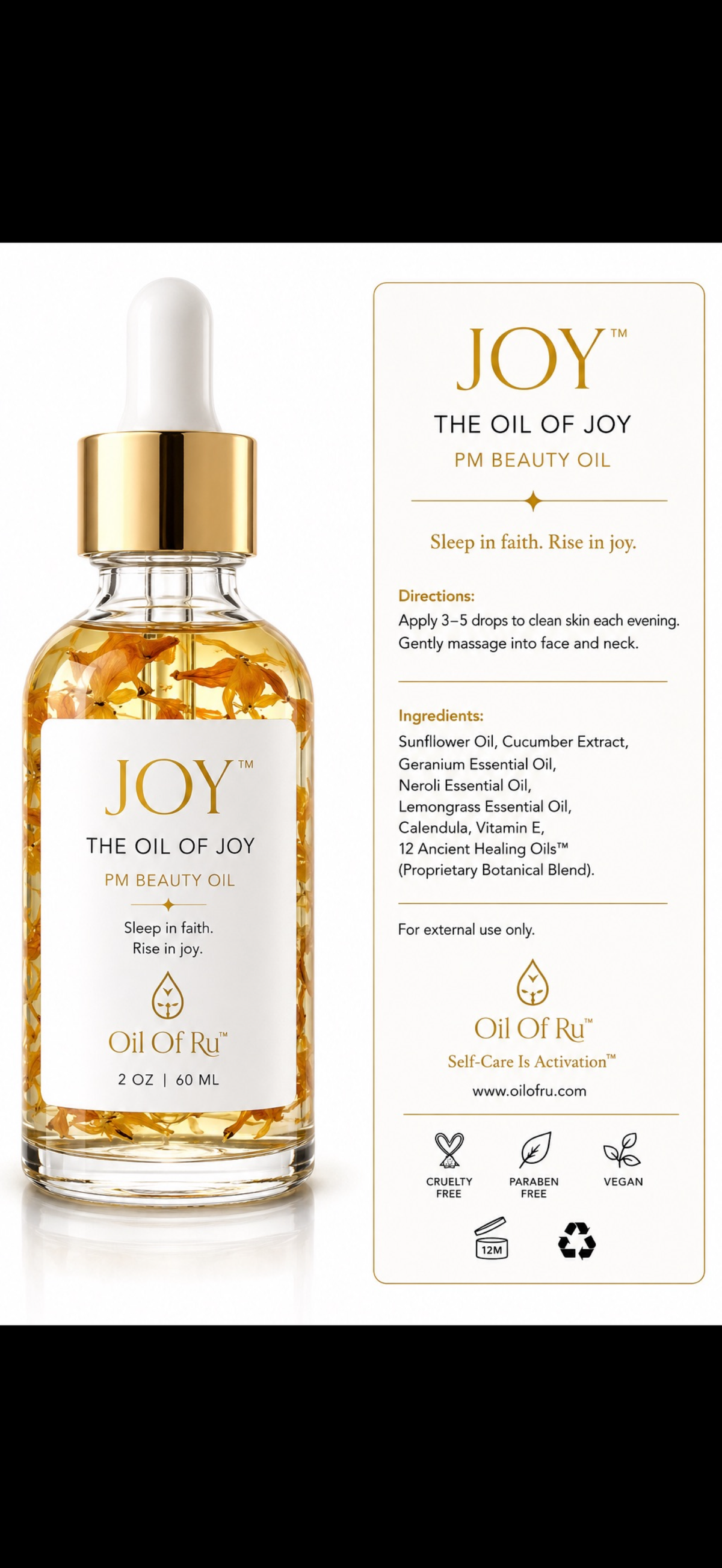 Beauty Oil: JOY 2.0 | PM Oil | The Oil Of JOY by OOR