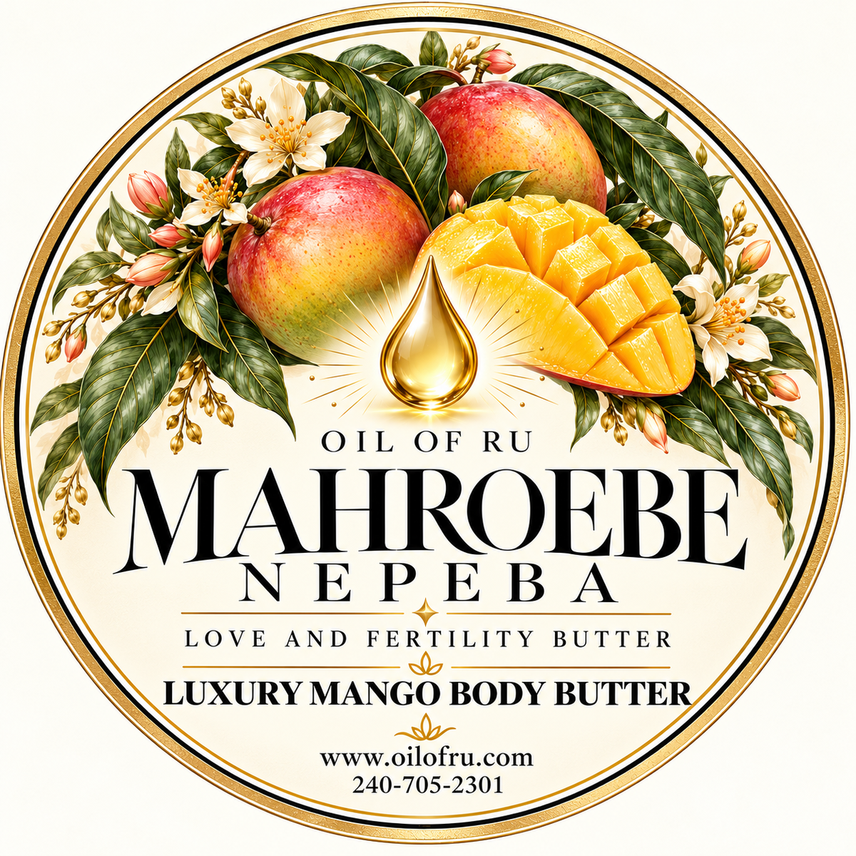Body Butter - MAHROEBE NEPEBA (fertility butter)
